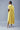 Yellow Cotton Kaftan Dress With Pockets Contrast Lining